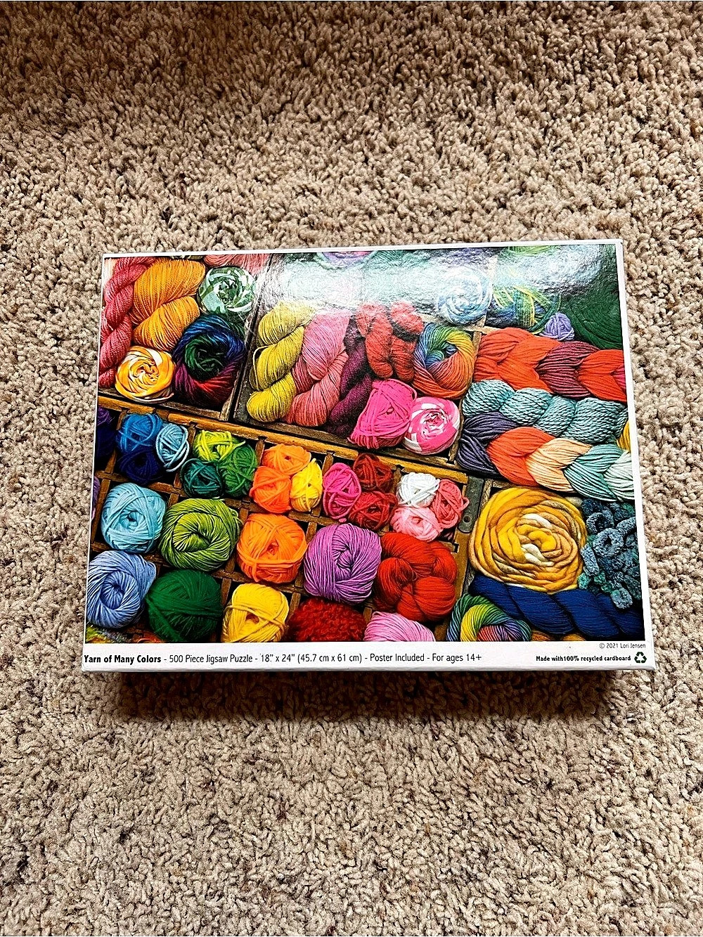Yarn of Many Colors 1000-Piece Jigsaw Puzzle Multicolor